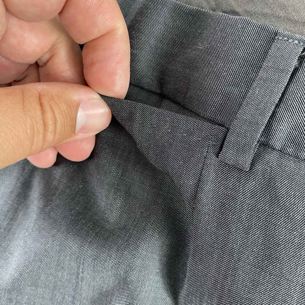 Ermenegildo Zegna Dress Pants 48x30 Mila Dark Grey Wool Silk 5-Pocket 7-68R - Picture 5 of 11